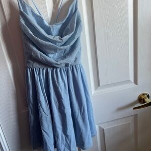 Honey Boutique Sparkling Light Blue Dress LOVESOME
